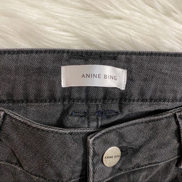 Anine Bing black highwaisted skinny jeans - Picture 7 of 8